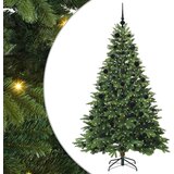 vidaXL Umjetno božićno drvce s stalakom Zelena 210 cm PE i PVC | shoptok.hr