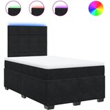 Box spring krevet s madracem crni 120 x 200 cm baršunasti | shoptok.hr