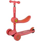 Lean_Toys Trikolesni skiro in poganjalec z lučkami in glasbo Roza lea | Shoptok.si