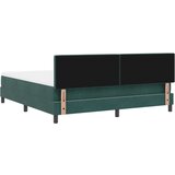 vidaXL Box Spring Krevet s Madracem Tamnozelena Super King Baršun | shoptok.hr