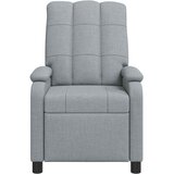  Fotelja s nagibom Svjetlosiva Tkanina | shoptok.hr