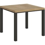 Itamoby   Everyday Libra (90x90/180 cm) - hrast, barva nog: antracit - preklopna jedilna miza, (20841993) Cene