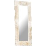 vidaXL Ogledalo bijelo 110 x 50 cm od masivnog drva manga | shoptok.hr