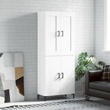 vidaXL Visoka komoda bijela 69 5x34x180 cm konstruirano drvo | shoptok.hr