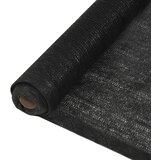 vidaXL Mreža za zasebnost HDPE 1,5x25 m črna, (20966682) | Shoptok.si