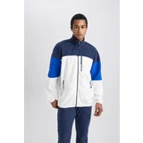 Defacto Fit Standard Fit Zippered Fleece Cardigan