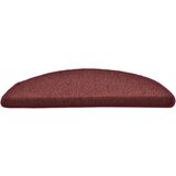  Prostirke za stepenice 30 kom 56x17x3 cm Bordo poluokrugle | Shoptok.si