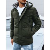 DStreet Zimowa pikowana kurtka męska zielona | shoptok.hr