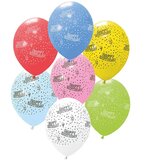 Procos Baloni s natpisom „Sretan rođendan”, točkasti – set od 6 komada | shoptok.hr