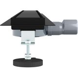 Tuš odtok 2-v-1 z 360° sifonom Črna 90 cm Nerjaveče jeklo 304, (5000248850) | Shoptok.si