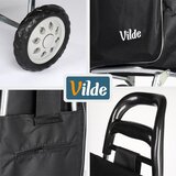Vilde kolica za kupovinu s torbom 30 L – crna | shoptok.hr