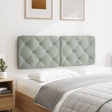  Jastuk za uzglavlje svjetlosivi 140 cm baršunasti | shoptok.hr
