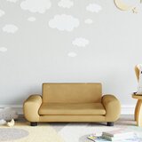 The Living Store Otroški kavč rjav 70x45x33 cm žamet - Otroški Kavč, (21494771) | Shoptok.si