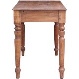 vidaXL Pisalna miza s predali 117x57x75 cm trden predelan les | Shoptok.si