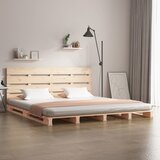 vidaXL Posteljni okvir 180x200 cm trdna borovina 6FT Cene