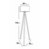 Opviq podna lampa KS-11101, 40x138 cm, IP20, krem-crna | Eponuda.ba