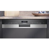 Siemens SN55ZS07CE IQ500 Pomivalni stroj 60 cm delno vgrajen Nerjavece jeklo | Shoptok.si
