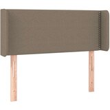  Posteljno vzglavje taupe 83x16x78/88 cm blago, (20933032) | Shoptok.si