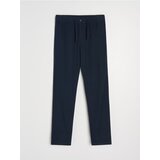 Sinsay Straight leg hlače s dodatkom lana | shoptok.hr