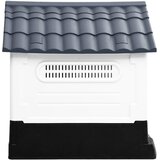  Kućica za pse siva 57x68x66 cm polipropilen | shoptok.hr
