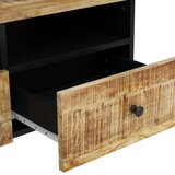  Stolić za kavu 80x54x40 cm od drva manga i konstruiranog drva | Shoptok.si