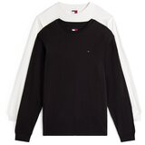 Tommy Jeans Majica črna / off-bela Cene