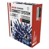 STANDARD LED povezovalna božična veriga, 10 m, zunanja in notranja, modra | Shoptok.si