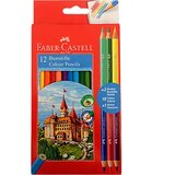 Faber-Castell 12+3-delni komplet barvnih svinčnikov Bicolor Cene
