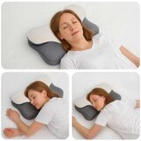  Jastuk s jastukom Bijelo 59 x 38 x 14 cm Poliester | shoptok.hr