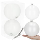  Set Kuglica za Božićno Drvce Springos® 15 cm - Bijela (2 kom.) | shoptok.hr