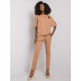 RUE PARIS RV-KMPL-7363.25P-camel set Cene