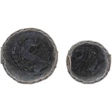  Vazon koš s pohranom 2 pcs Siva Lacak ratan - Siva | shoptok.hr