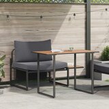  Vanjsko čelično sjedenje 2 pcs Antracit Čelik | shoptok.hr