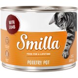  Varčno pakiranje Smilla perutninski lonček 24 x 200 g - Mehka perutnina z jagnjetino | shoptok.hr