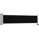  Uvlačiva bočna tenda za terasu 60 x 300 cm crna Slike
