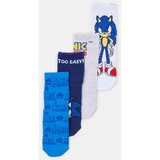 Sinsay Niske čarape s printom Sonic the Hedgehog, pakiranje od 4 para | shoptok.hr