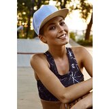 Flexfit Chambray-Suede Snapback Cap Blue/Beige | shoptok.hr