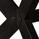  Jedilna miza trden mangov les in jeklo 180 cm, (20625368) | Shoptok.si