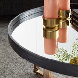 MID.YOU klubska miza, črna, zlate barve | Shoptok.si