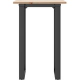  Blagovaonski stol O-oblika 50x50x75 cm od borovine i čelik | shoptok.hr