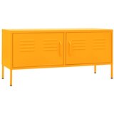 Maison Chic TV omarica - TV stojalo - Televizijska omarica gorčično rumena 105x35x50 cm jeklo, (21699506) Cene