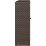  za pohranu s policom Smeđa 100 x 36 x 102 cm Ratan | shoptok.hr