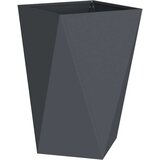 vidaXL Cvetlično korito Antracit 50 x 50 x 75 cm Jeklo | Shoptok.si