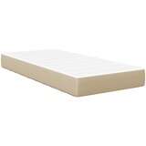 vidaXL Pocket Spring Postelja Blazina Svetlo Zeleno Sivo Srednje 80x200x20 cm Tkanina, (22045840) | Shoptok.si