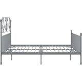  Okvir za krevet sivi metalni 200 x 200 cm | shoptok.hr