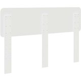  Uzglavlje s uzglavljem Sjajno bijelo 140 cm Konstruirano drvo | shoptok.hr