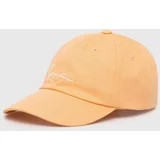 Karl Kani Bombažna bejzbolska kapa oranžna barva