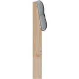 vidaXL Tapecirani uzglavlje Svijetlo siva 80 cm Čvrsto borovo drvo | shoptok.hr