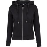 Urban Classics Women's classic zip-up hoodie in black | Shoptok.si