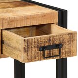 vidaXL Naravni mangov les Trden grob mangov les 40 x 40 x 50 cm Trajen | Shoptok.si